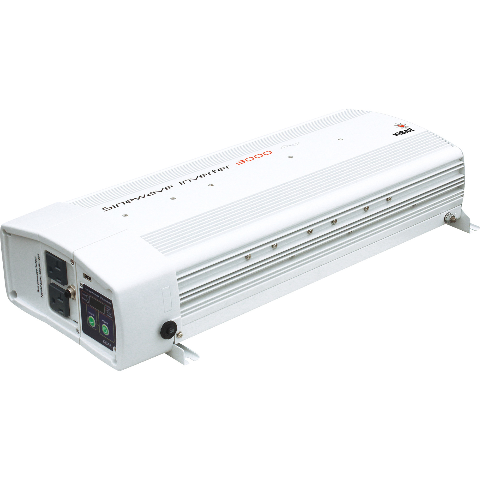 Kisae Pure Sine Wave Power Inverter with Transfer Switch, 3000 Watts, Model# SWXFR1230